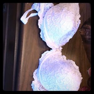 White lace bra